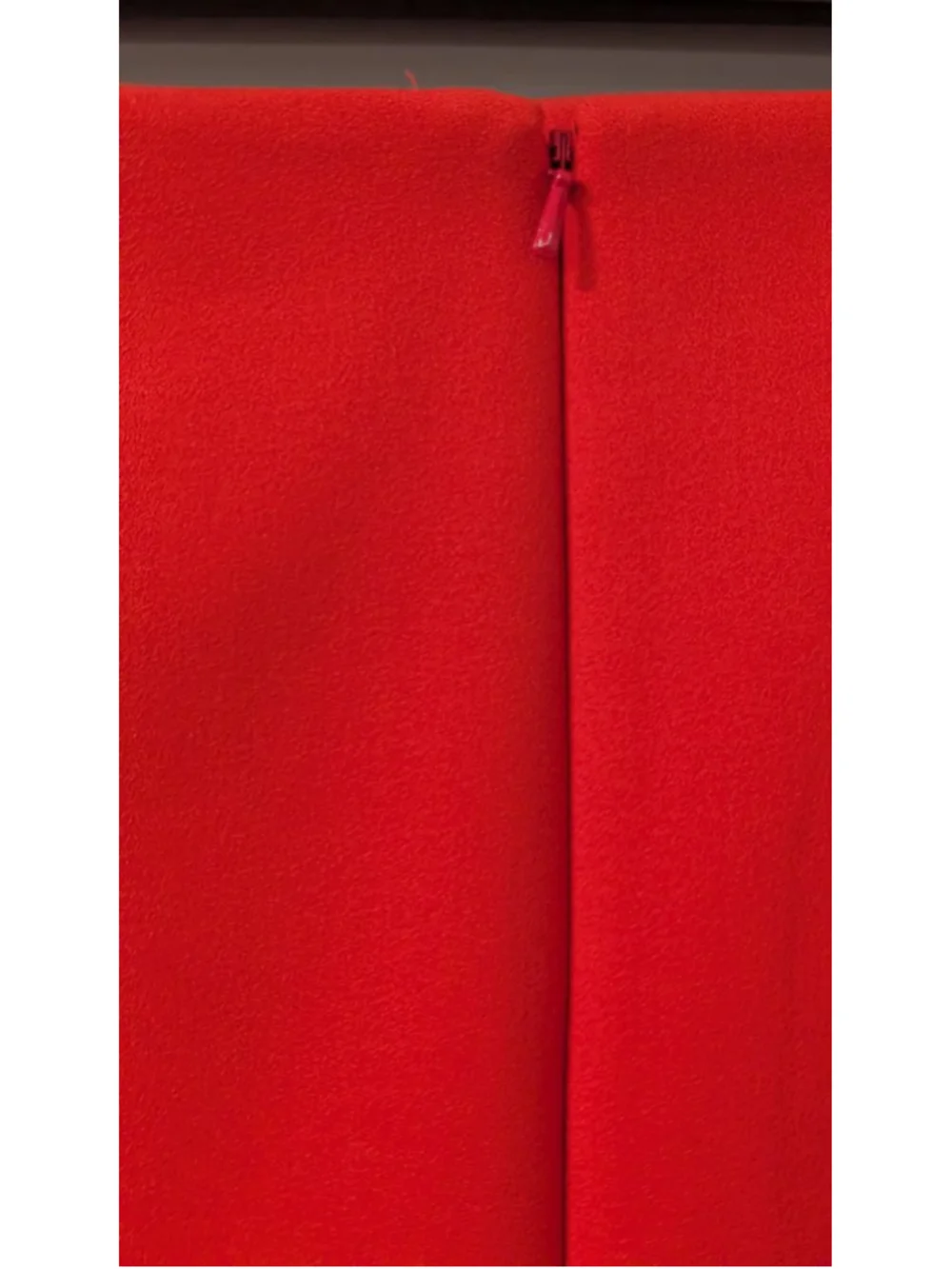 Women's Halogen Red Pencil Skirt with Slit - Size 6 - Picture 5 of 7